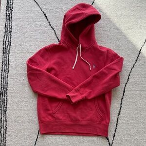 Polo Ralph Lauren Red Pullover Hoodie sweatshirt